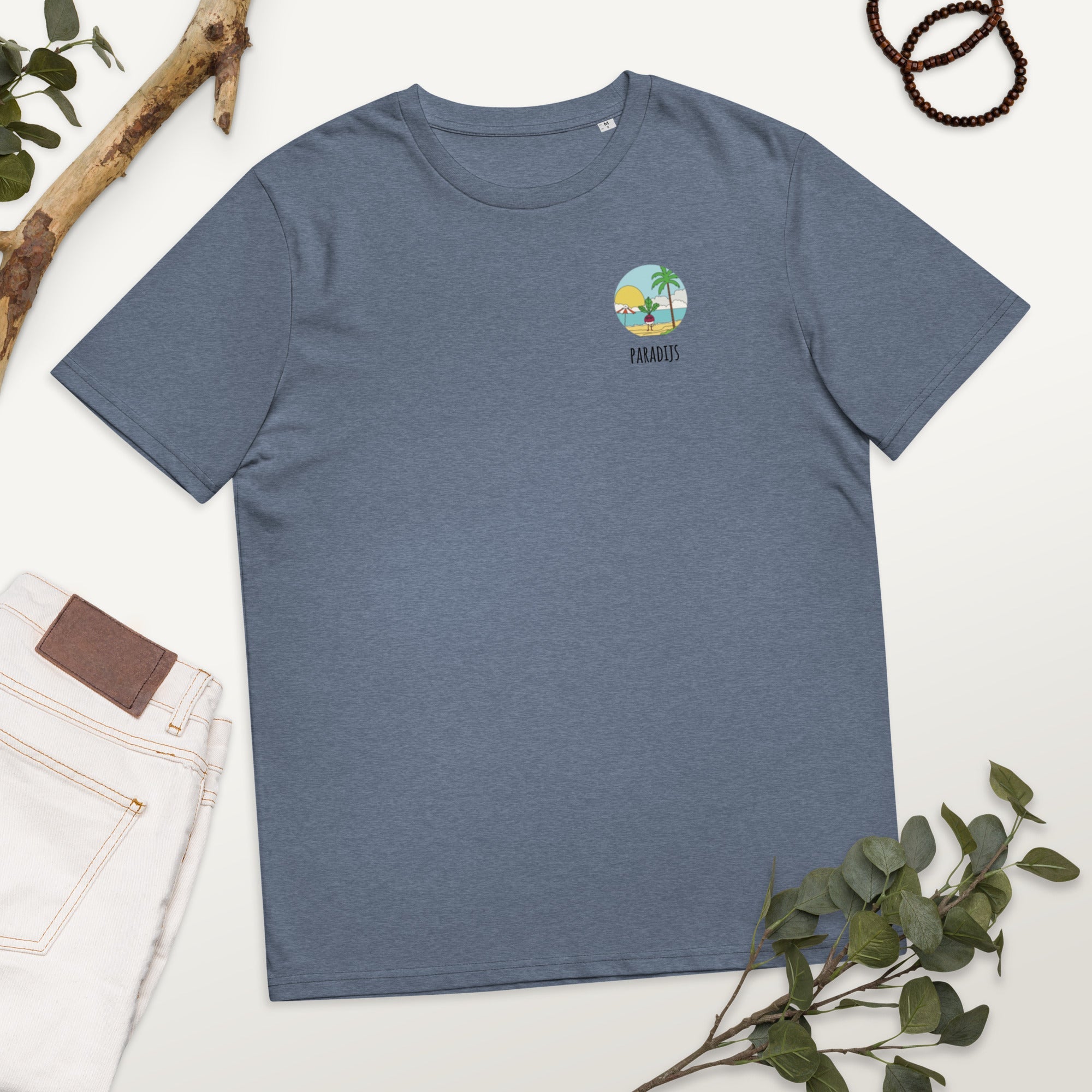 Paradijs Minimalistisch Unisex T-Shirt