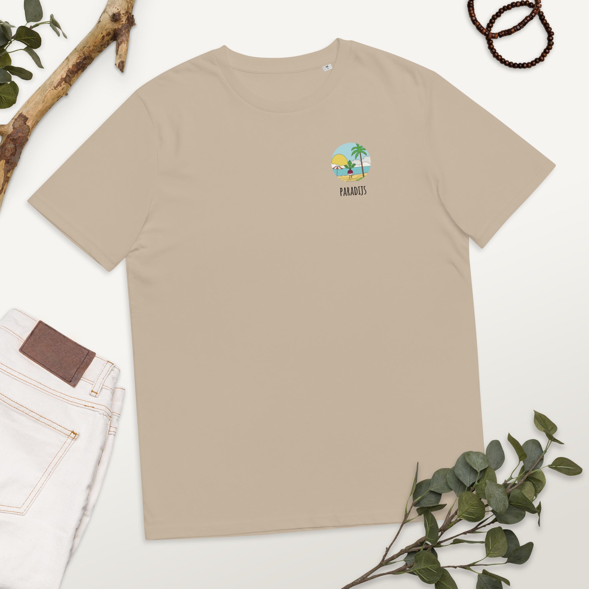 Paradijs Minimalistisch Unisex T-Shirt