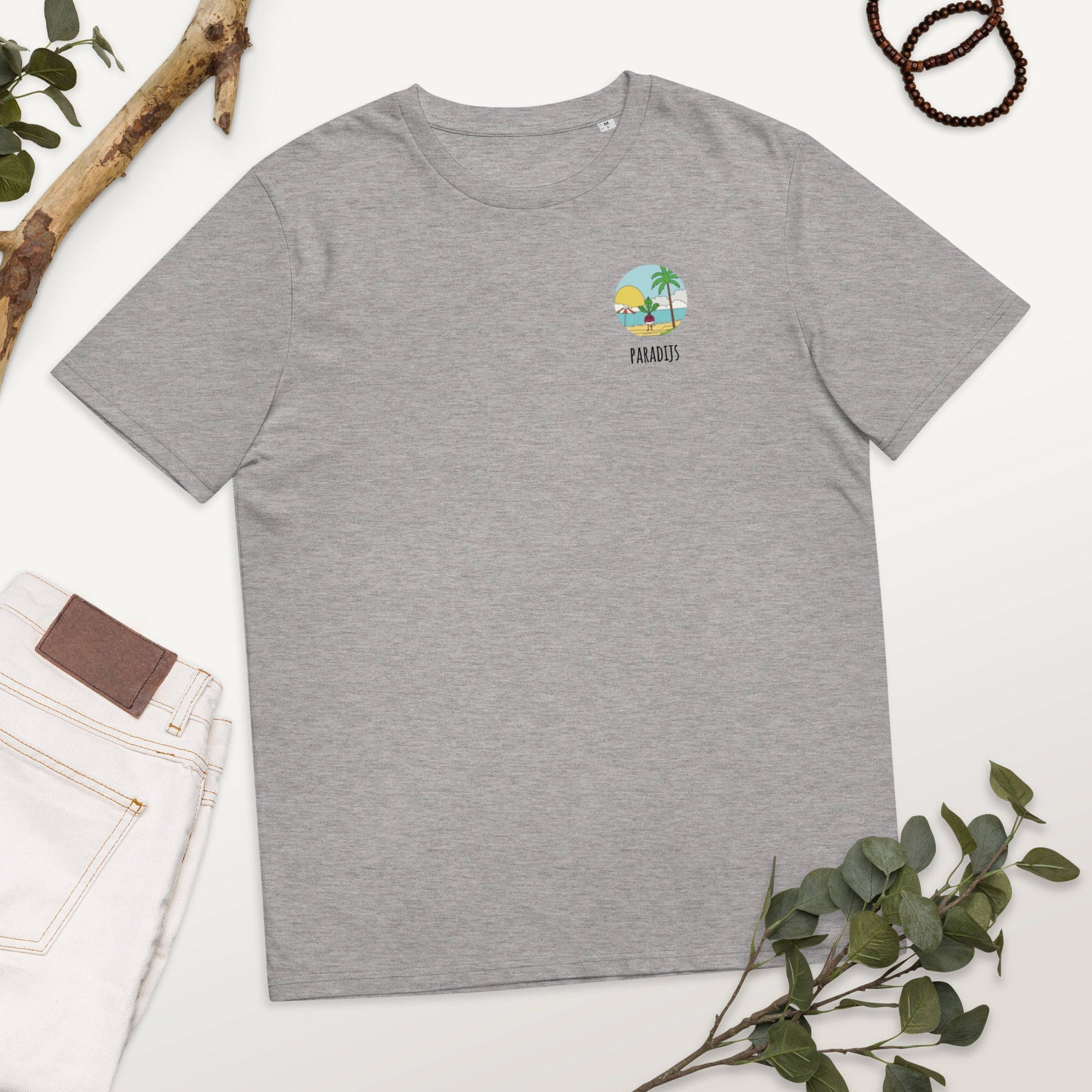 Paradijs Minimalistisch Unisex T-Shirt