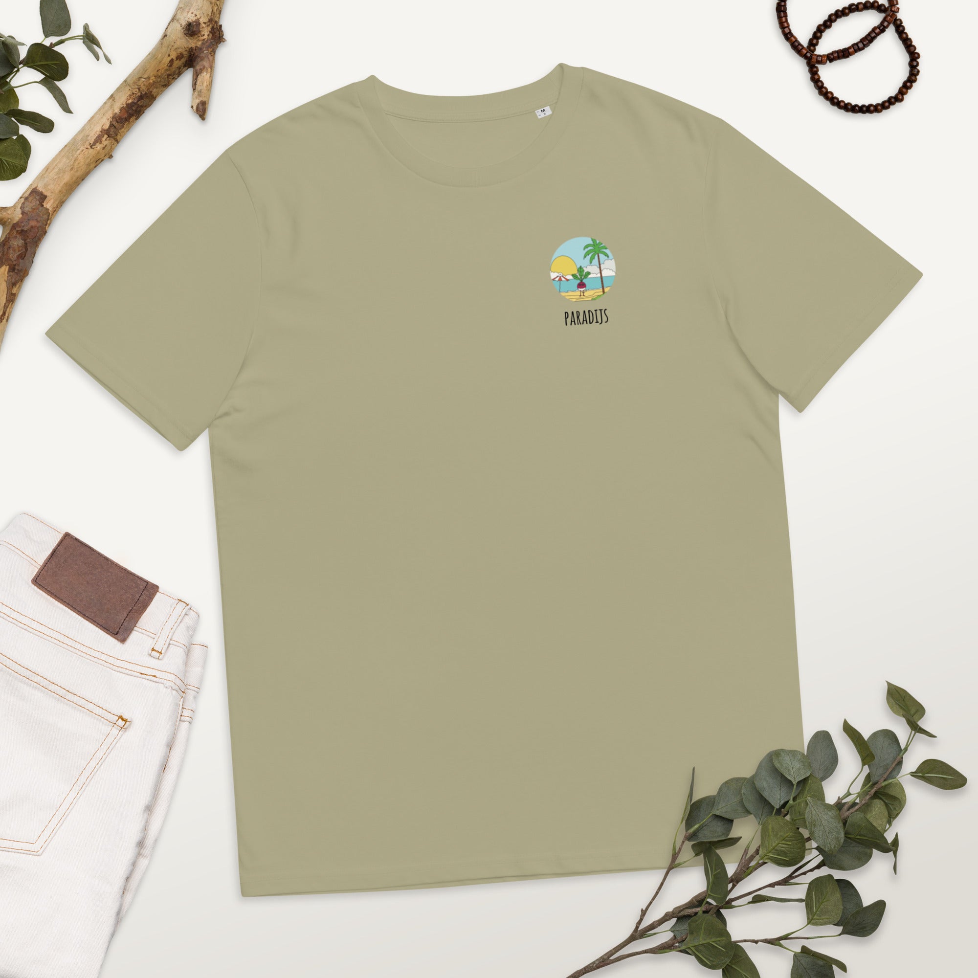 Paradijs Minimalistisch Unisex T-Shirt